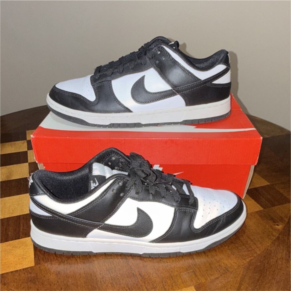 Nike Dunk Low Retro PANDA White Black DD1391-100 Men' 11.5